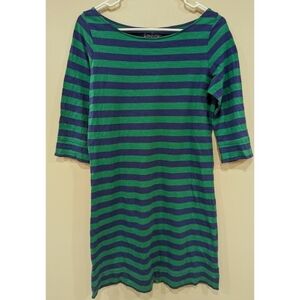 Lilly Pulitzer Cassie Striped Cotton T-Shirt Dress Size Small